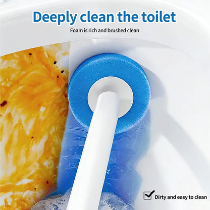 🧽 Toilet Scrubber | Disposable Pads | No Mess Cleaning