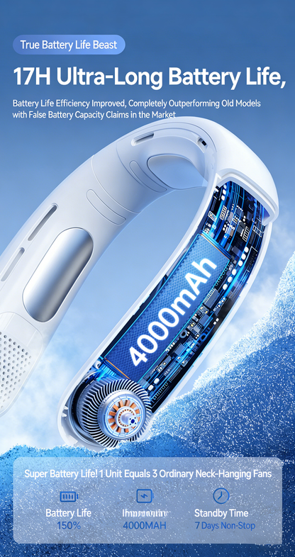 Portable Hands-Free Cooling - Perfect for Outdoor & Office