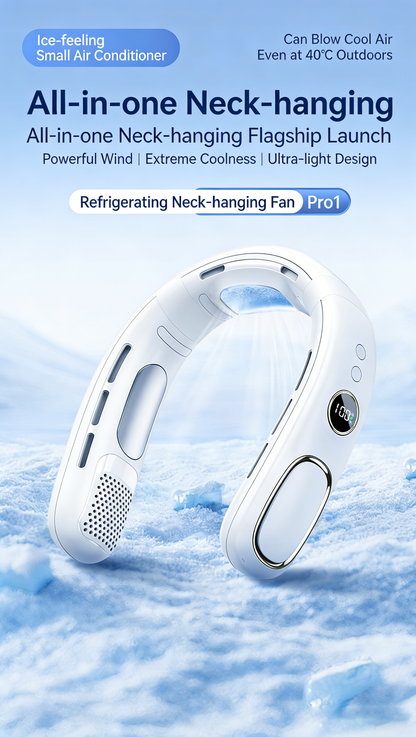 Portable Hands-Free Cooling - Perfect for Outdoor & Office