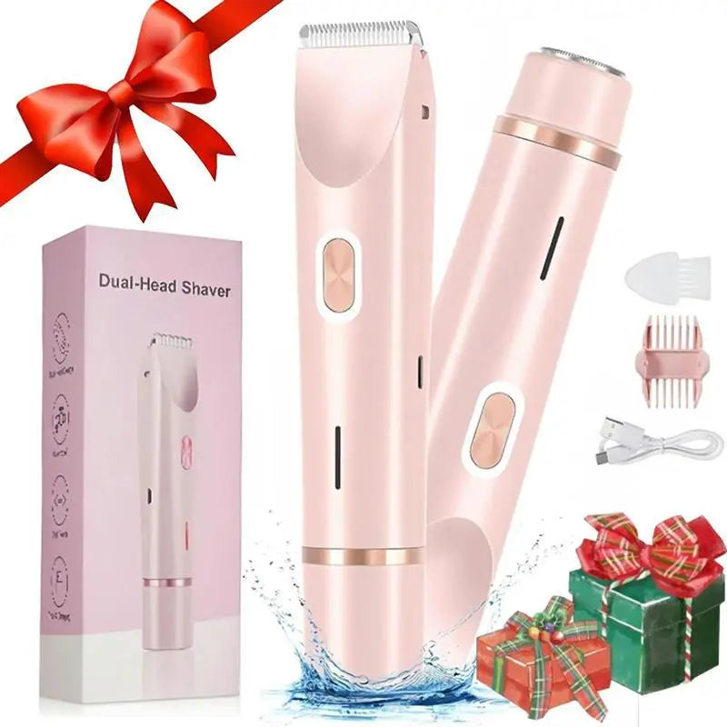 ⚡ 2-in-1 Electric Shaver for Women | Bikini, Face & Body Hair Trimmer