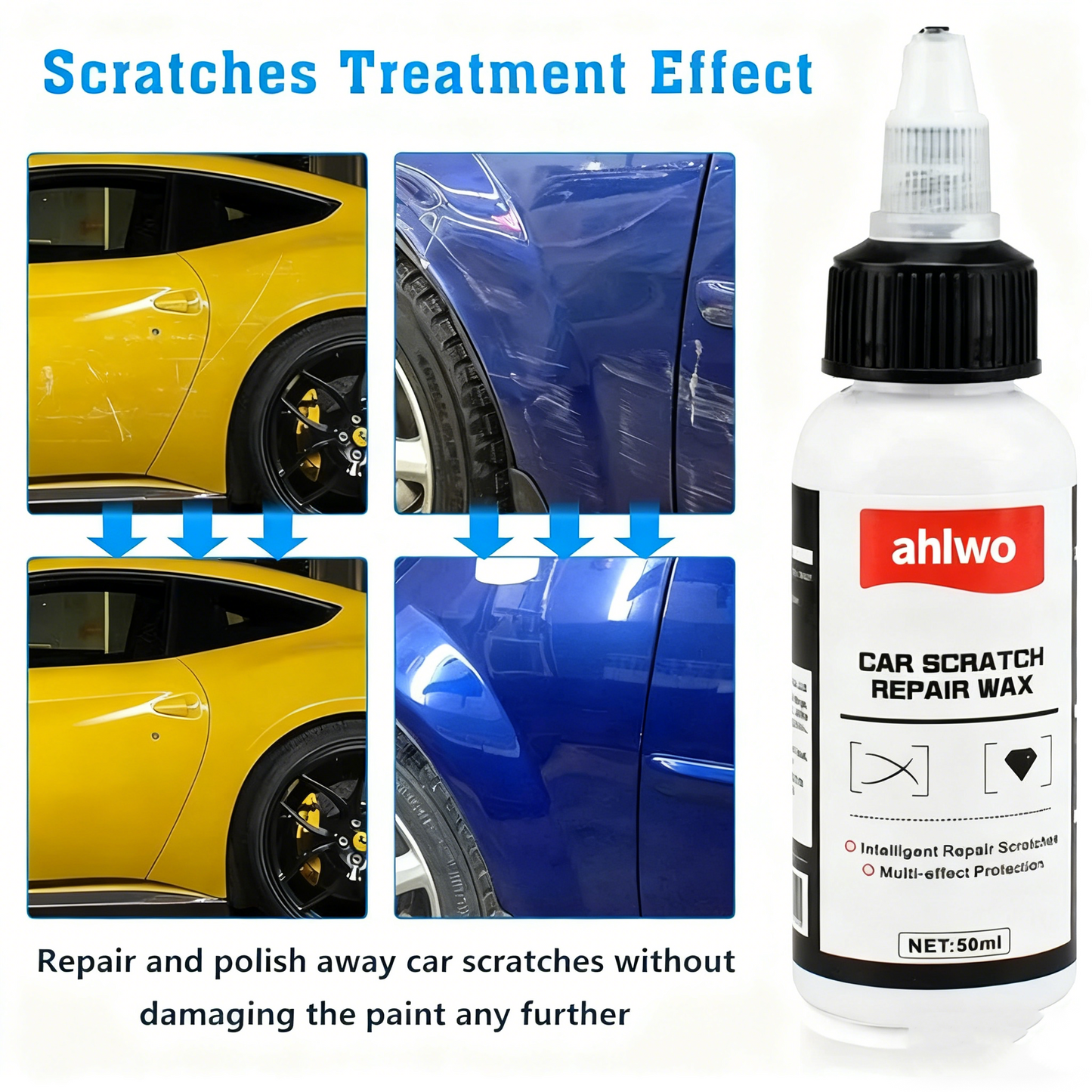 🔥LAST DAY SALES 70% OFF🔥Car Scratches Repairing & Polishing Wax Paint Restorer