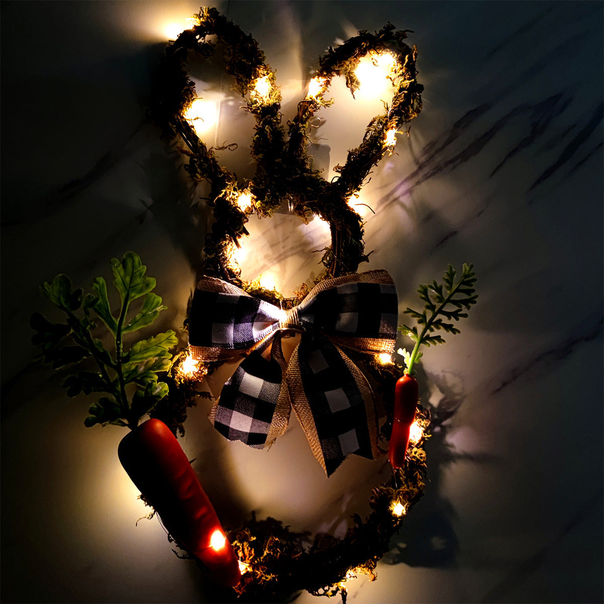 Hot Sale Decor: 50% Off Rabbit Flower Wreath