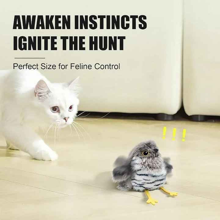 🎉2026 New Year Special Sale 🎉Rechargeable Flapping Bird Cat Toy