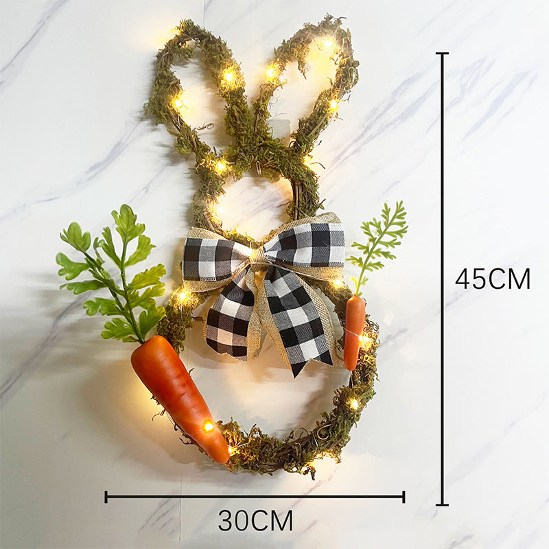 Hot Sale Decor: 50% Off Rabbit Flower Wreath