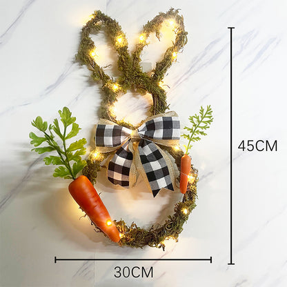 Hot Sale Decor: 50% Off Rabbit Flower Wreath