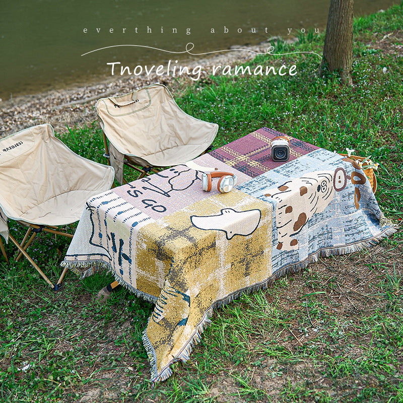 🔥 Waterproof Outdoor Picnic Blanket – Lightweight & Portable for Camping