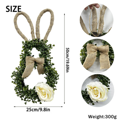 Hot Sale Decor: 50% Off Rabbit Flower Wreath