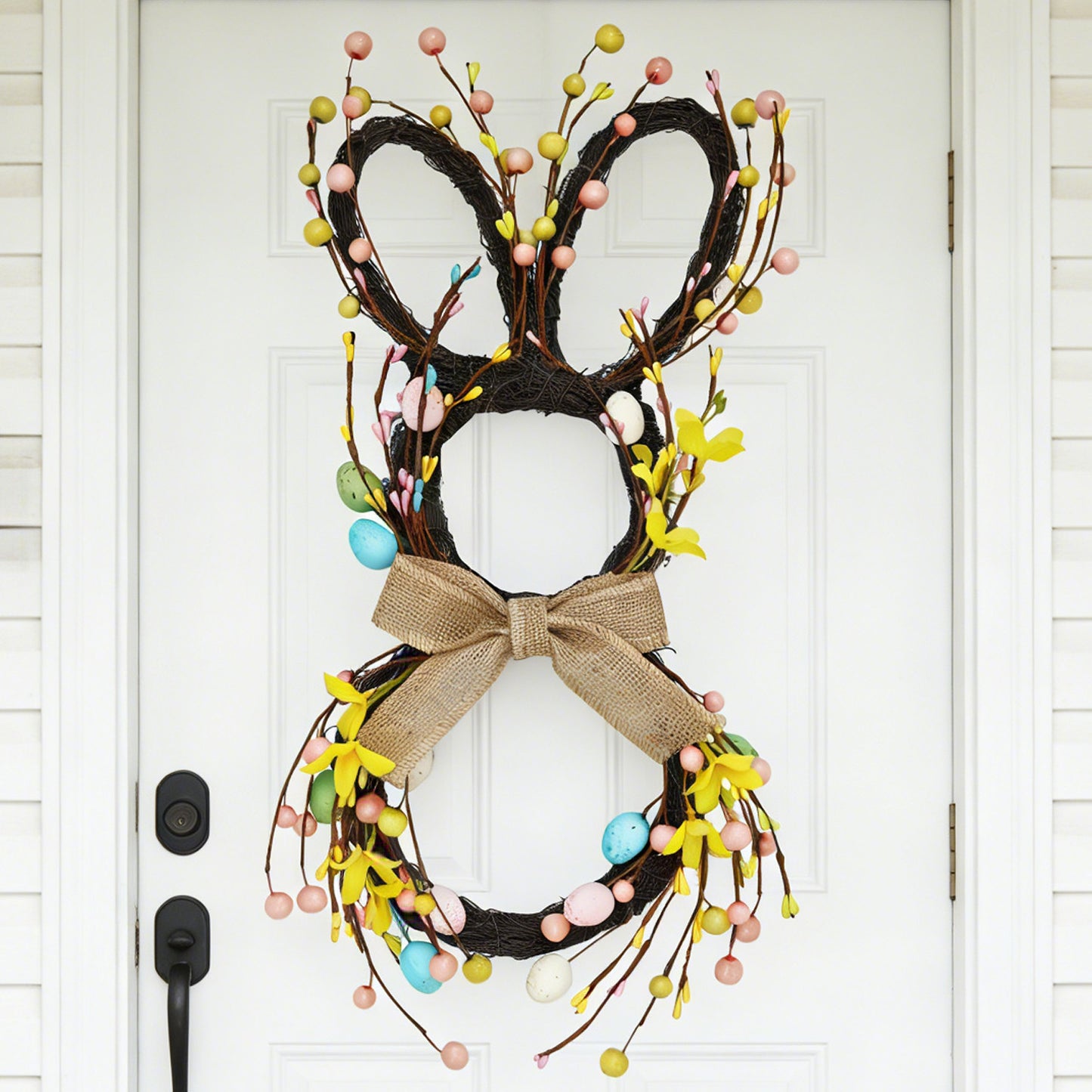 Hot Sale Decor: 50% Off Rabbit Flower Wreath