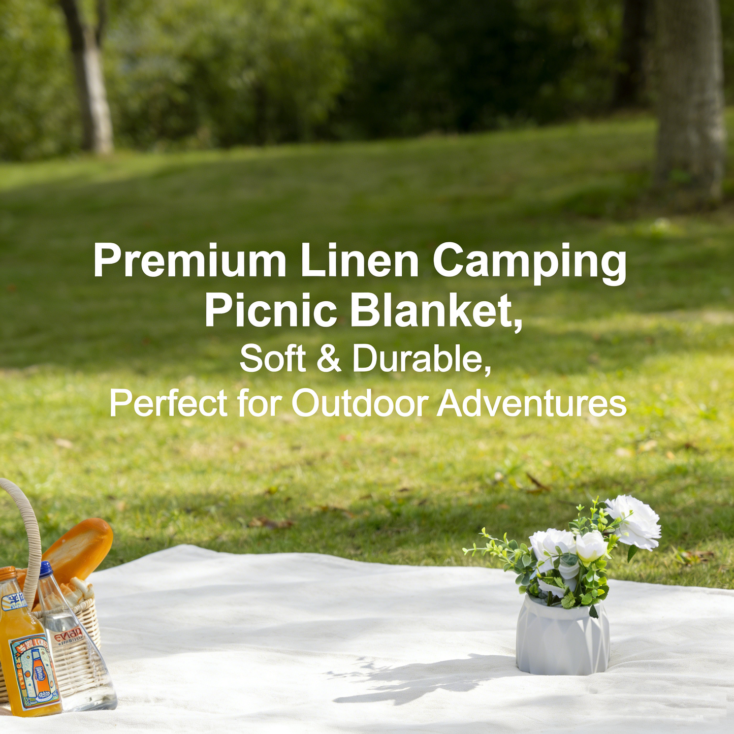🔥 Waterproof Outdoor Picnic Blanket – Lightweight & Portable for Camping
