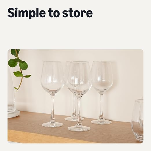 💸Hot-Sale Gift 11% 0FF-Basics Stemmed Red Wine Glasses