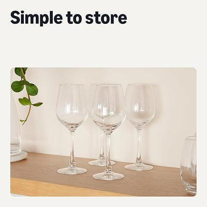 💸Hot-Sale Gift 11% 0FF-Basics Stemmed Red Wine Glasses