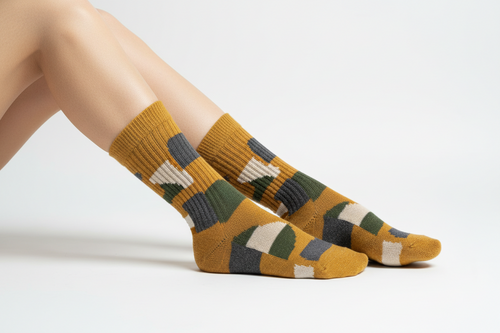 Soft Cotton Crew Socks - 5 Pairs Pack