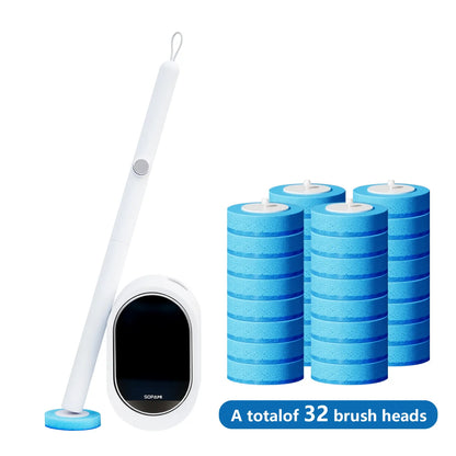 🧽 Toilet Scrubber | Disposable Pads | No Mess Cleaning