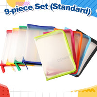 9-piece Set ( Red + Yellow + Green + Blue + Light Green + Pink + Orange + Light Blue + Black)