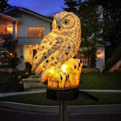 Hot-Sale Gift 31% 0FF-🌙 Solar Powered Owl Garden Light