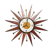 Golden sun clock
