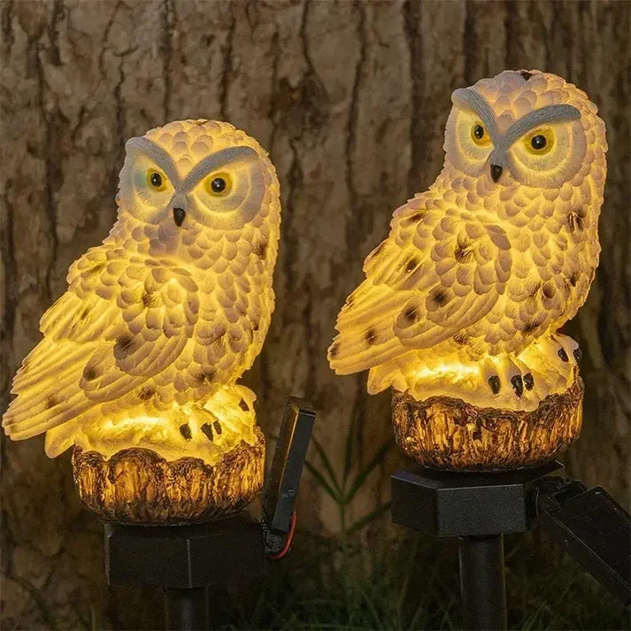 Hot-Sale Gift 31% 0FF-🌙 Solar Powered Owl Garden Light
