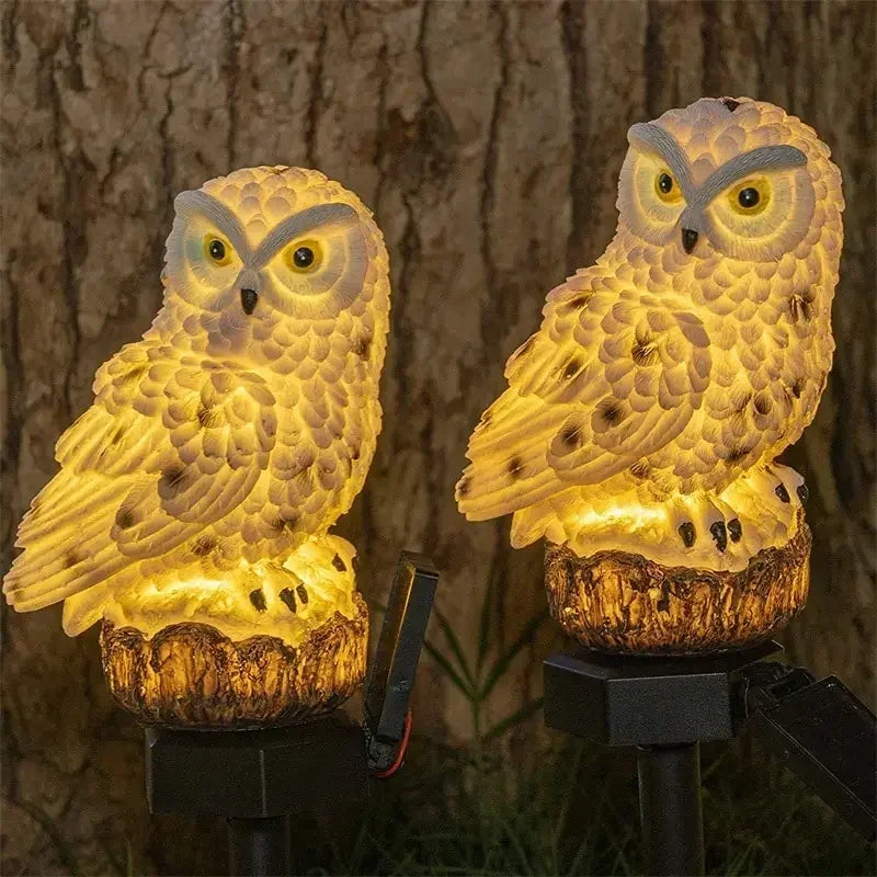 Hot-Sale Gift 31% 0FF-🌙 Solar Powered Owl Garden Light