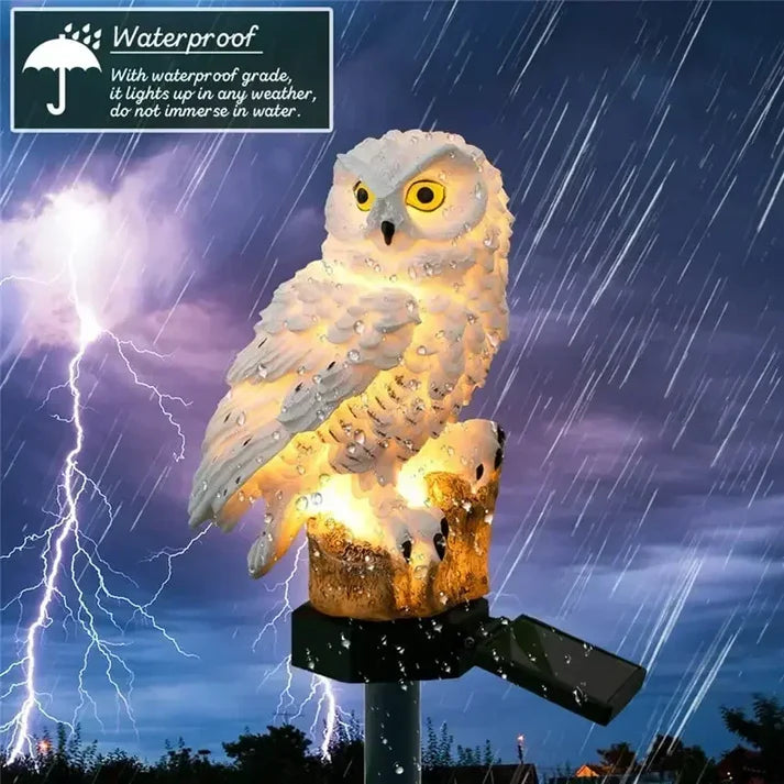 Hot-Sale Gift 31% 0FF-🌙 Solar Powered Owl Garden Light