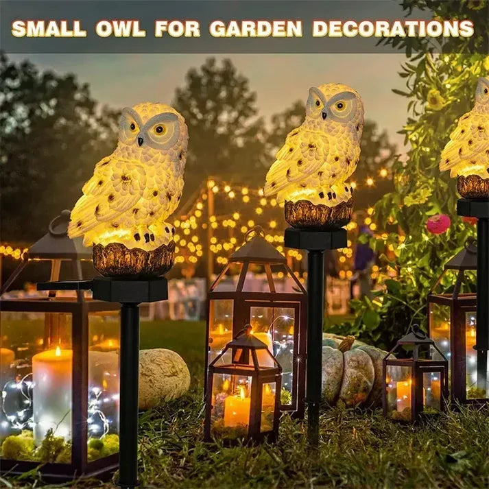 Hot-Sale Gift 31% 0FF-🌙 Solar Powered Owl Garden Light