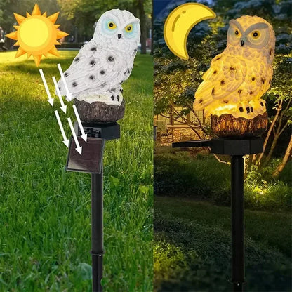 Hot-Sale Gift 31% 0FF-🌙 Solar Powered Owl Garden Light