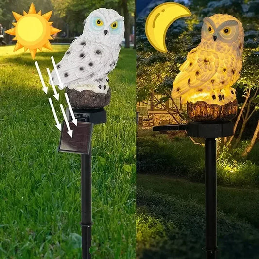 Hot-Sale Gift 31% 0FF-🌙 Solar Powered Owl Garden Light