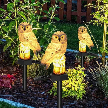 Hot-Sale Gift 31% 0FF-🌙 Solar Powered Owl Garden Light