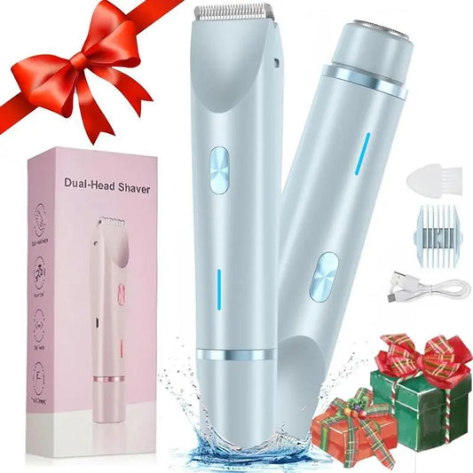 ⚡ 2-in-1 Electric Shaver for Women | Bikini, Face & Body Hair Trimmer