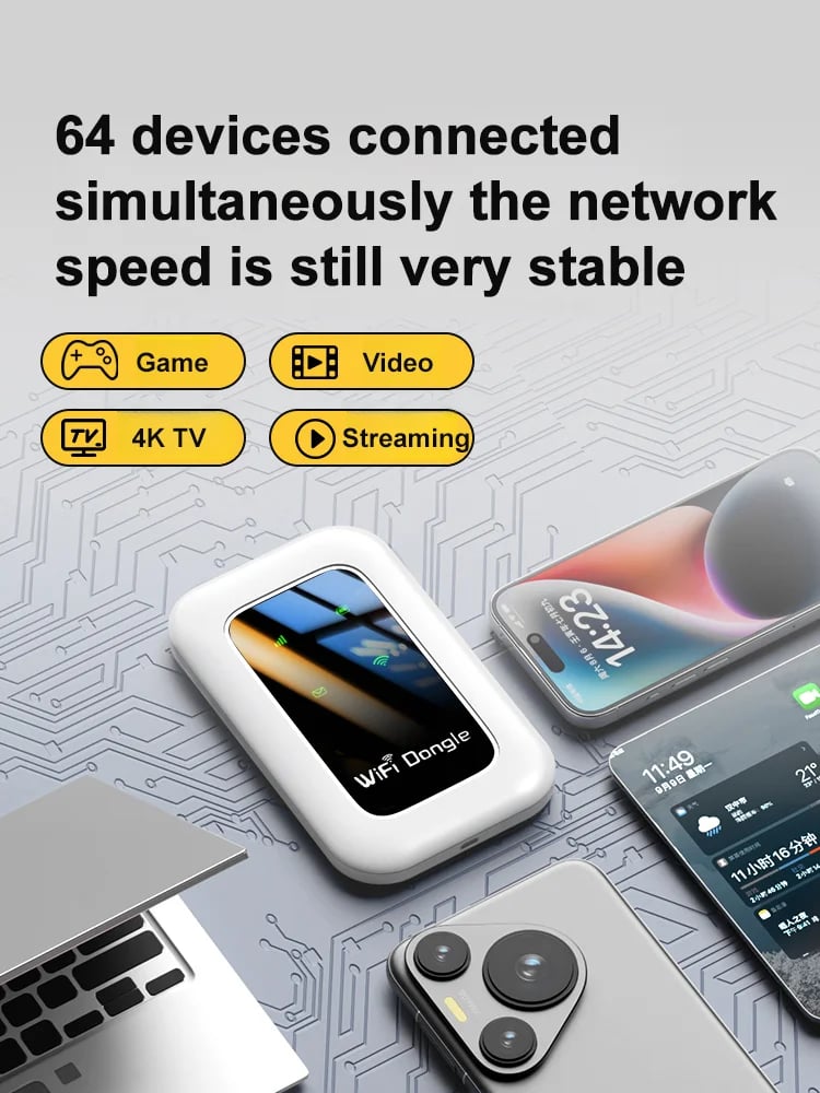 📶 Pocket WiFi – Ready in Seconds No Setup. No Hassle. Just Connect.