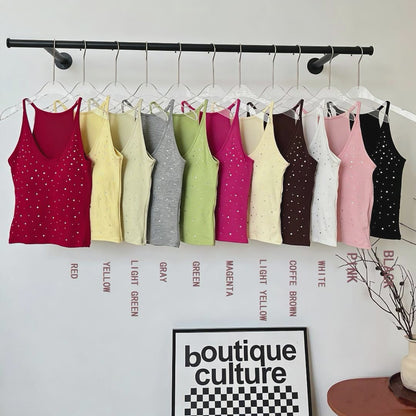 Rhinestone Hot Girl Camisole