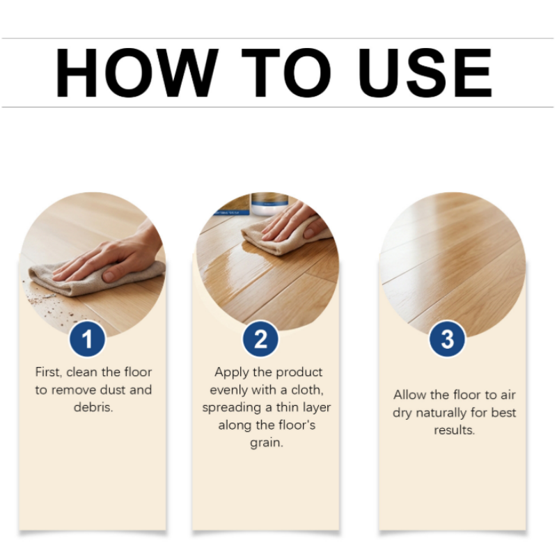 Floor Care Polish – Repairs scratches and leaves no damage on wood or tile floors 🧽✨